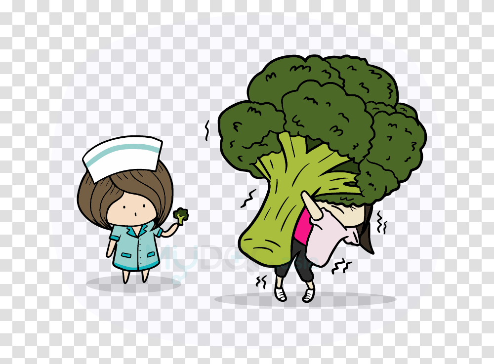 Broccoli Clipart Makanan Cartoon, Plant, Vegetable, Food, Horse Transparent Png