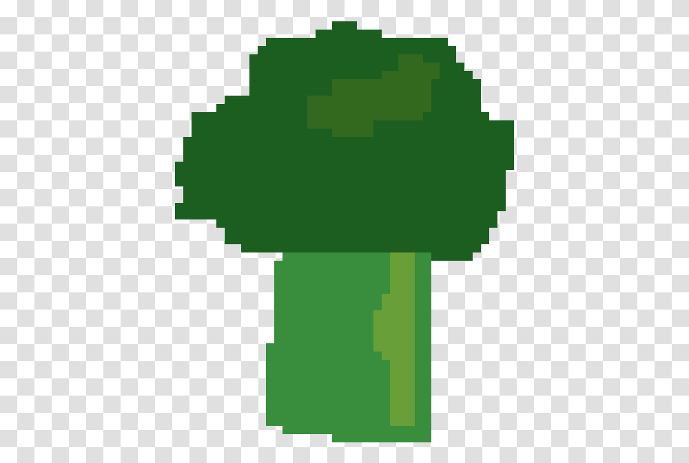 Broccoli, Cross, Minecraft, Green Transparent Png