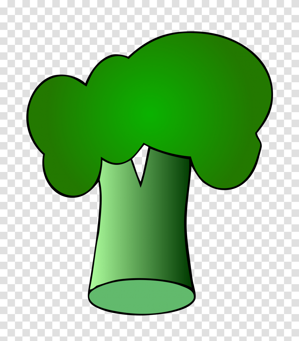 Broccoli, Green, Hand, Silhouette, Plant Transparent Png