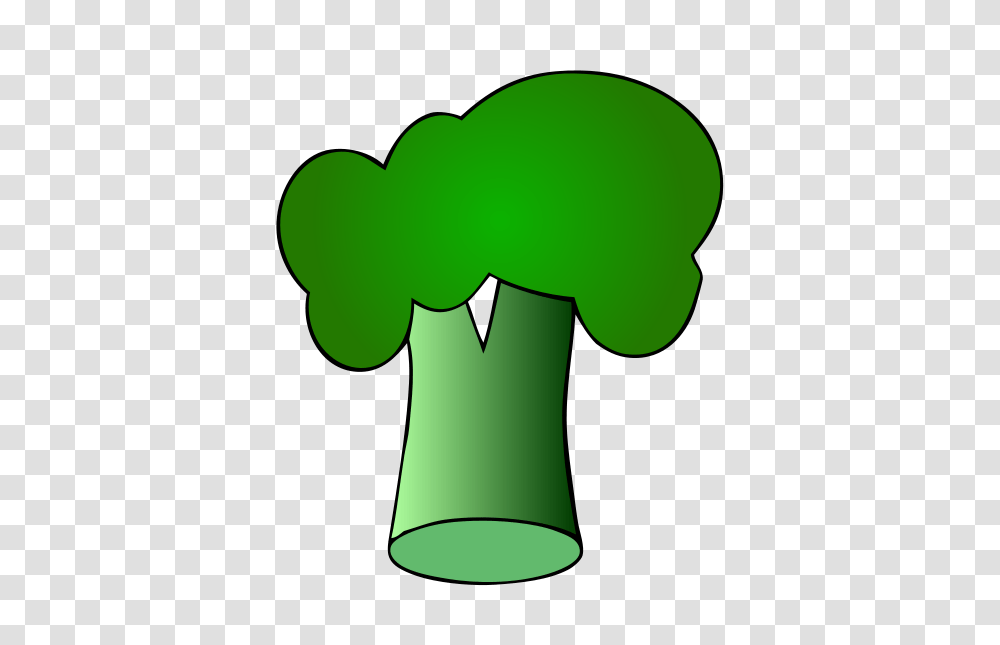 Broccoli, Green, Lamp, Hand, Silhouette Transparent Png