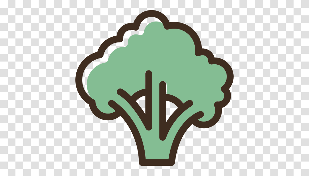 Broccoli Icon, Plant, Vegetable, Food, Cauliflower Transparent Png