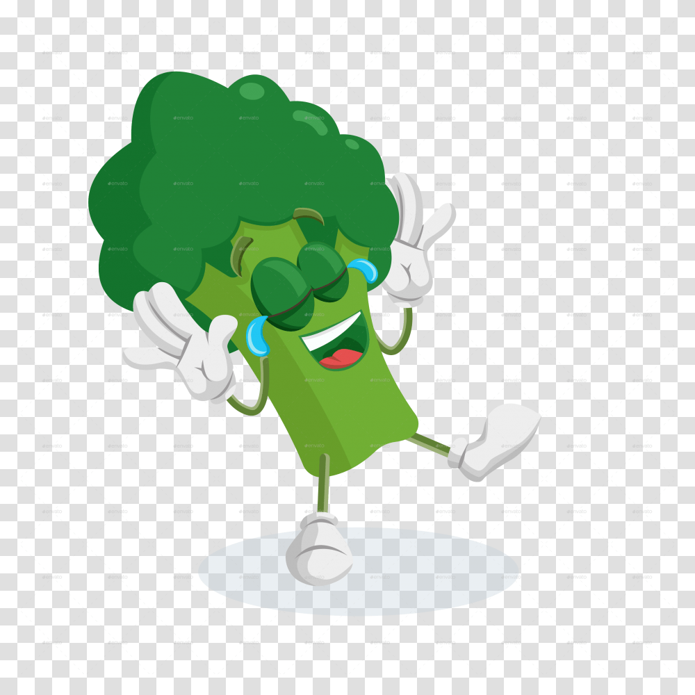 Broccoli Mascot Cartoon, Graphics, Elf, Beverage, Drink Transparent Png