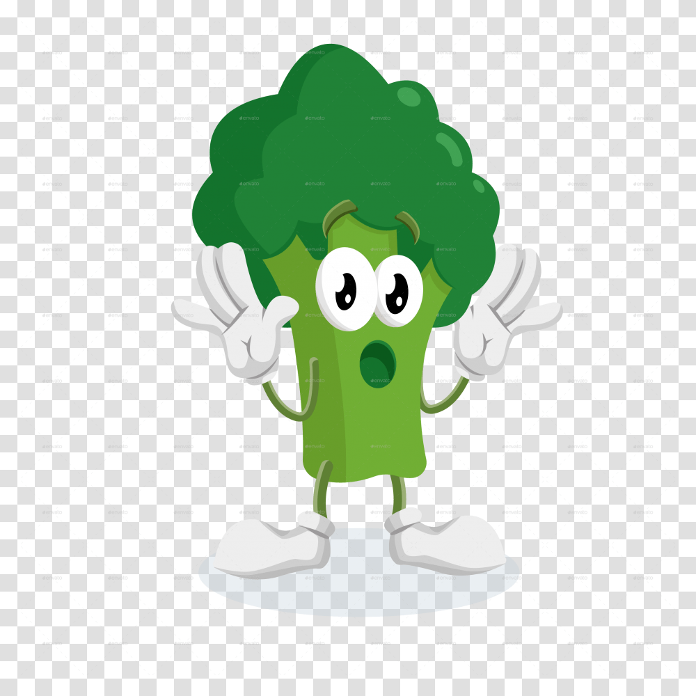 Broccoli Mascot Mascot, Elf, Graphics, Art, Plant Transparent Png