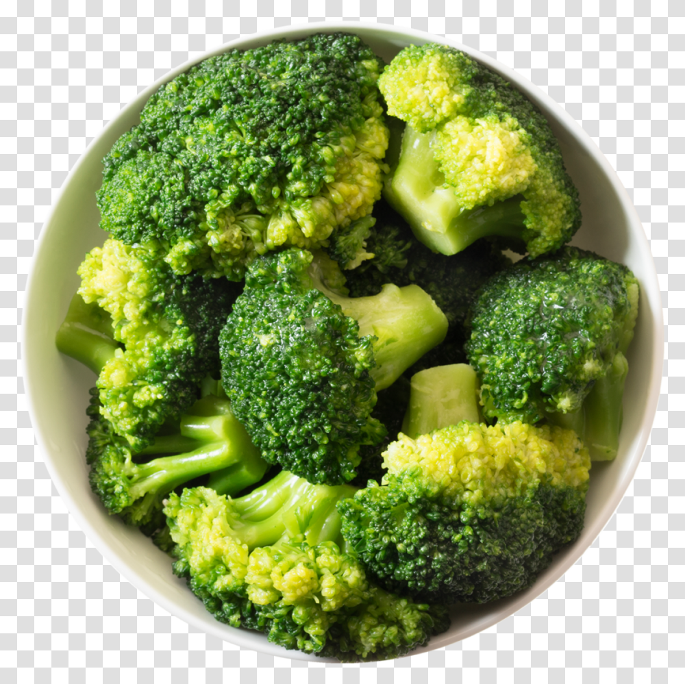 Broccoli, Plant, Vegetable, Food, Bowl Transparent Png