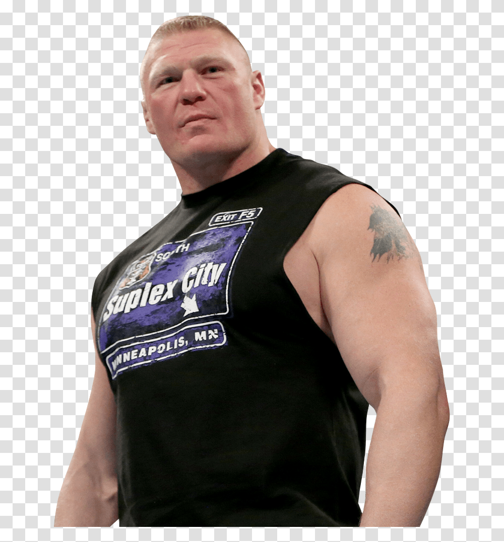 Brock Lesnar Brock Lesnar New T Shirt Suplex City, Skin, Apparel, Person Transparent Png