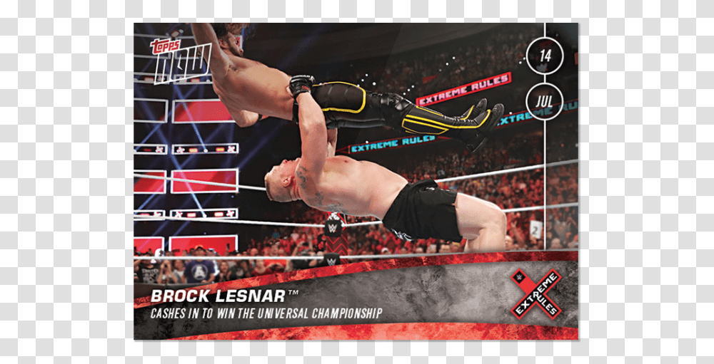Brock Lesnar Cashes In To Win The Universal Championship Magento Placeholder, Person, Human, Sport, Sports Transparent Png