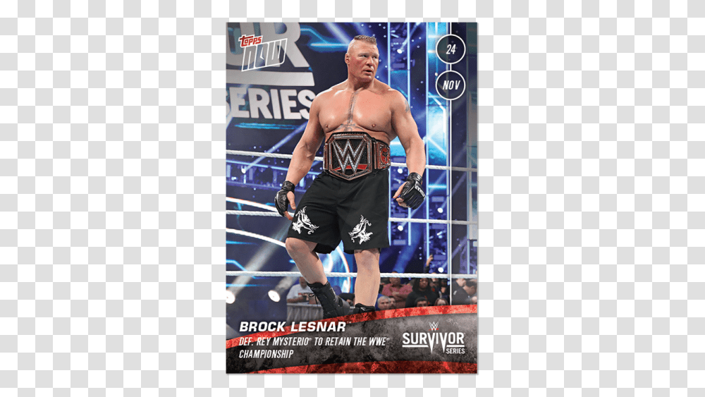 Brock Lesnar Def Wwe Survivor Series 2019 11, Person, Human, Sport, Sports Transparent Png