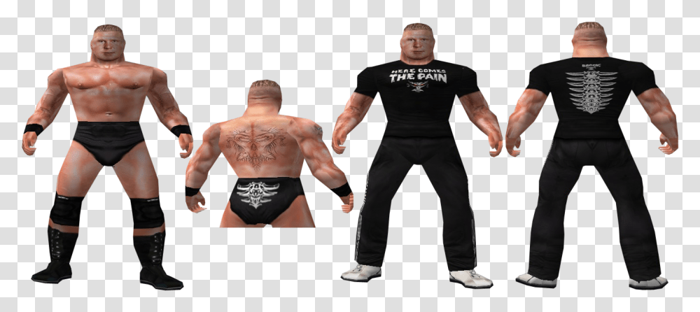 Brock Lesnar, Skin, Person, Back Transparent Png
