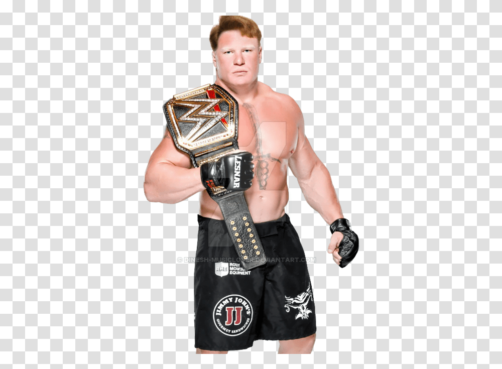 Brock Lesnar World Champion, Person, Human, Hand, Arm Transparent Png