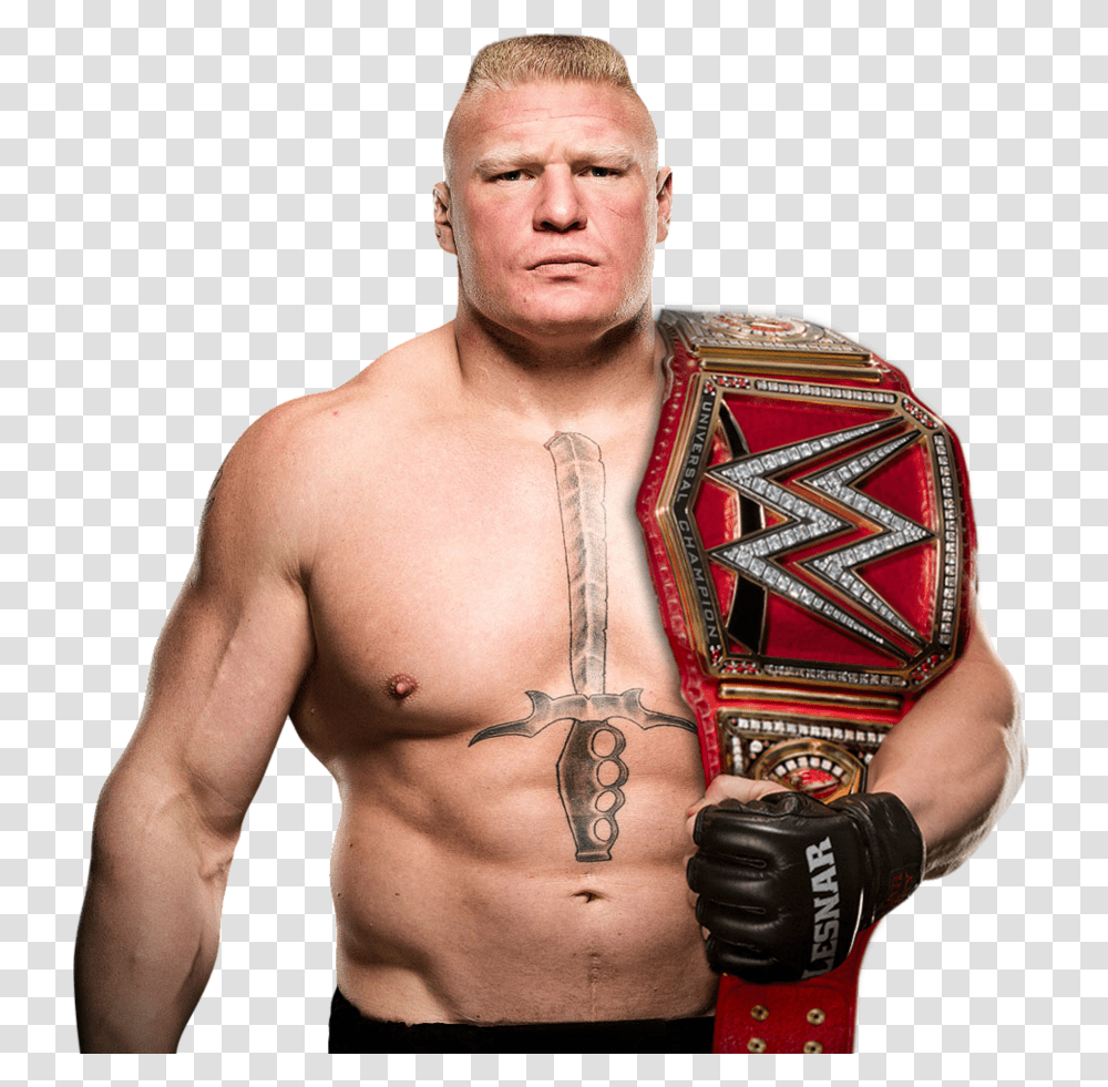 Brock Lesnar Wwe Universal Universal Champion Brock Lesnar, Skin, Person, Human, Tattoo Transparent Png