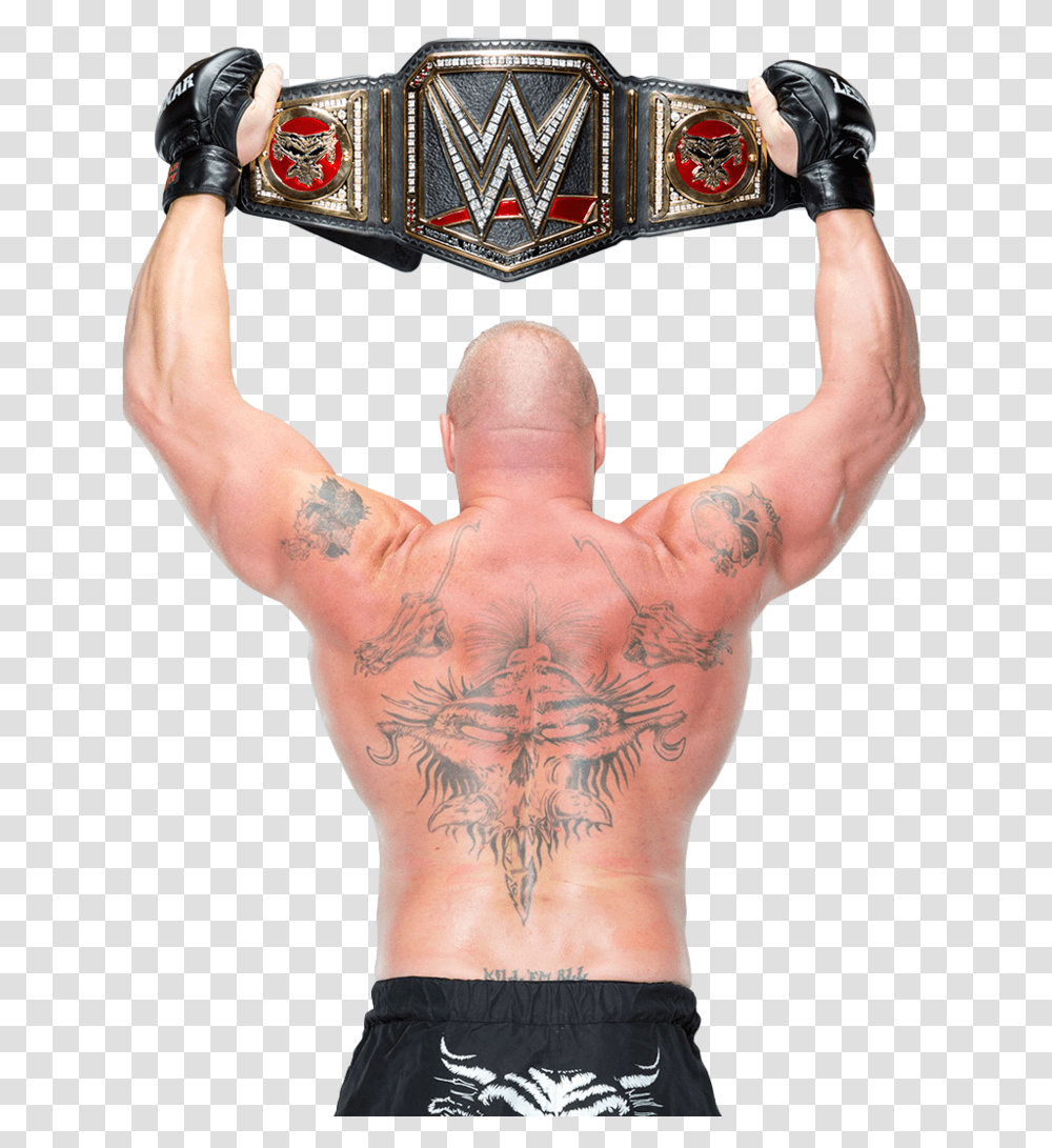 Brock Lesnar Wwe World Heavyw Brock Lesnar Wwe World Heavyweight Champion, Skin, Person, Human, Tattoo Transparent Png