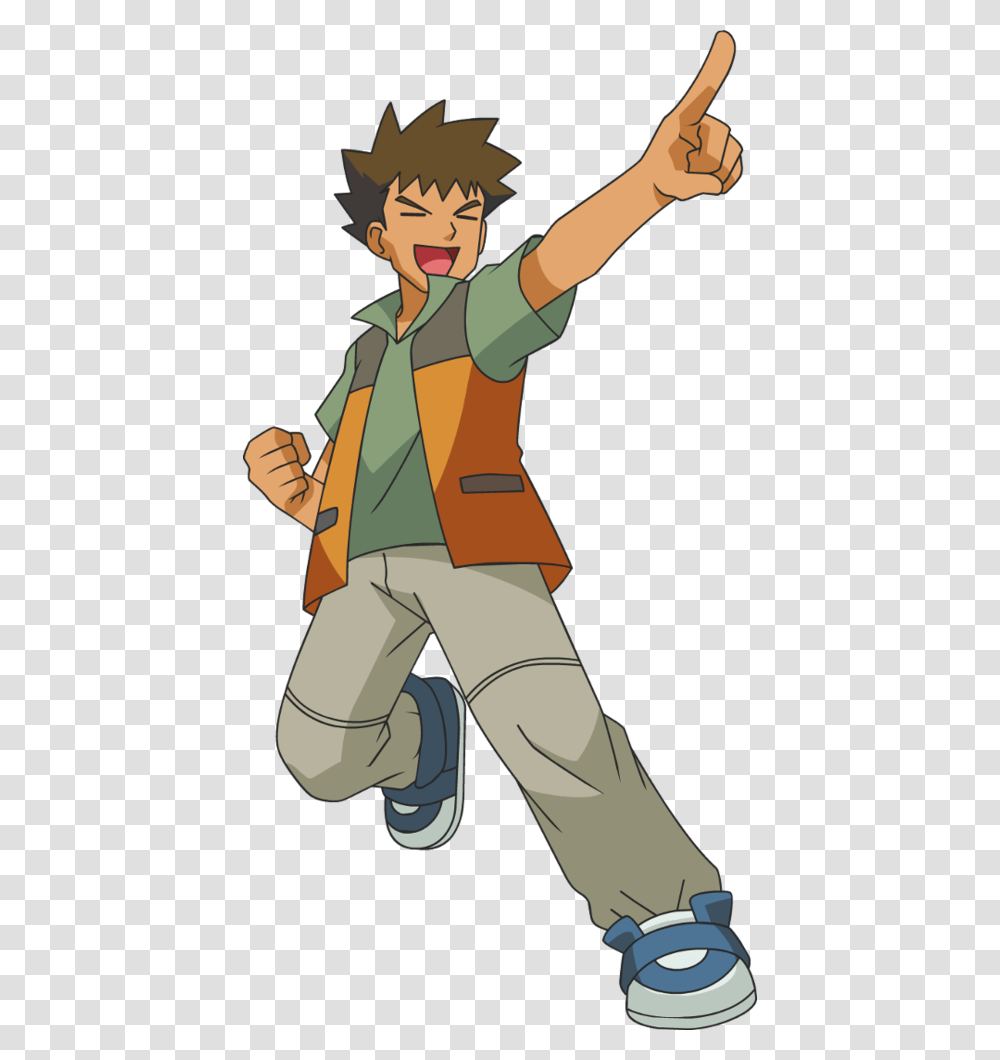 Brock Pokemon Trainer, Person, Coat, Vest Transparent Png