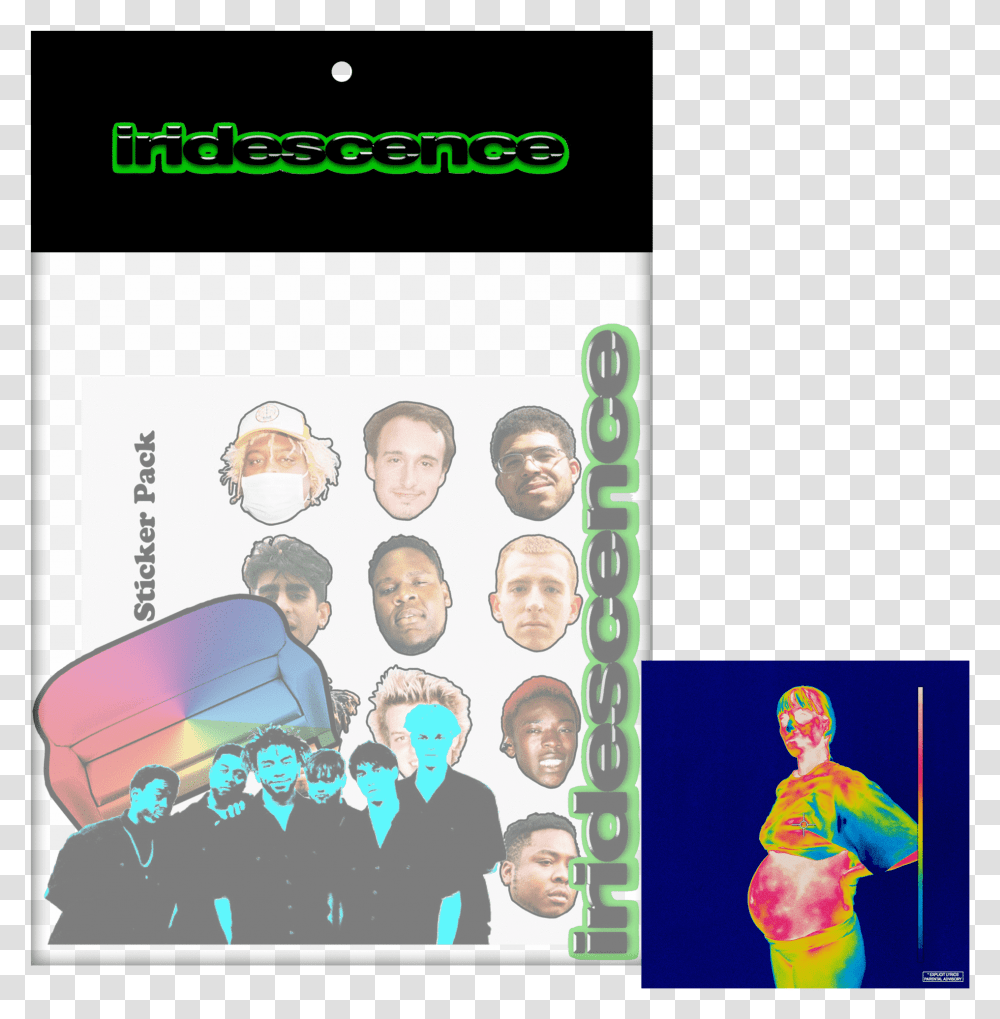 Brockhampton Sticker Pack Digital Album Bundle Poster, Person, Advertisement, People Transparent Png