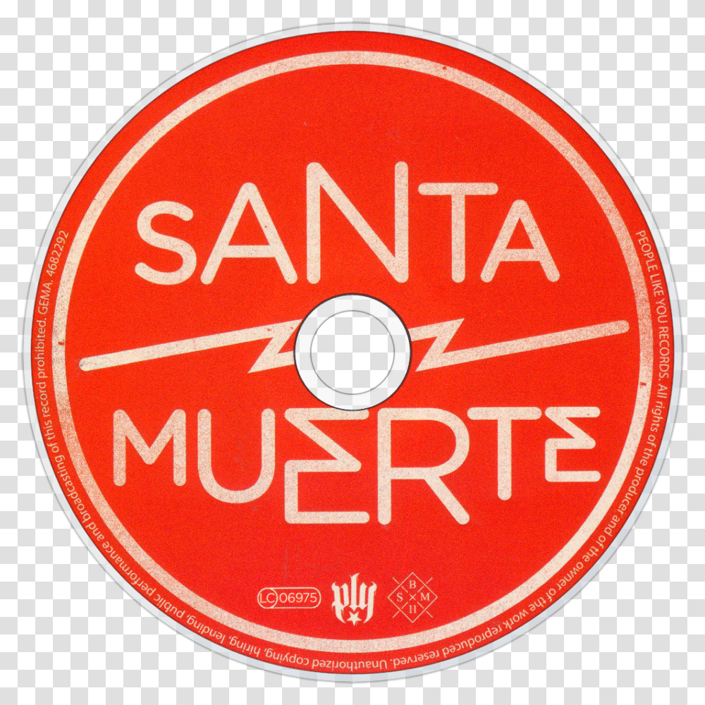 Broilers Santa Muerte Cd, Road Sign, Disk, Dvd Transparent Png