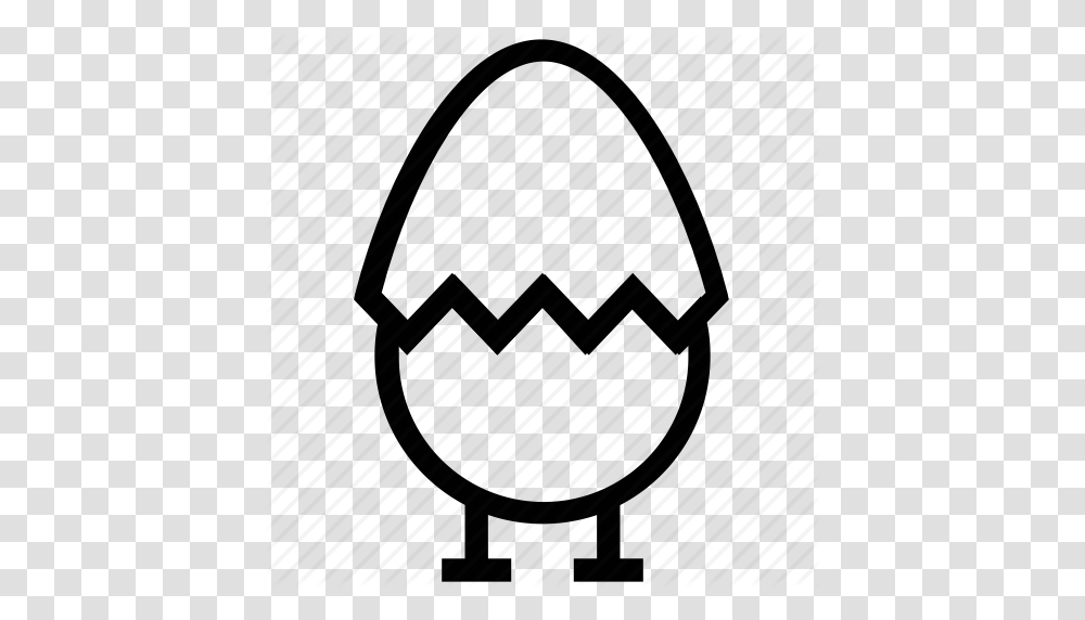 Broke Egg Chick Egg Decorative Easter Egg Paschal Egg Icon, Apparel, Sport Transparent Png