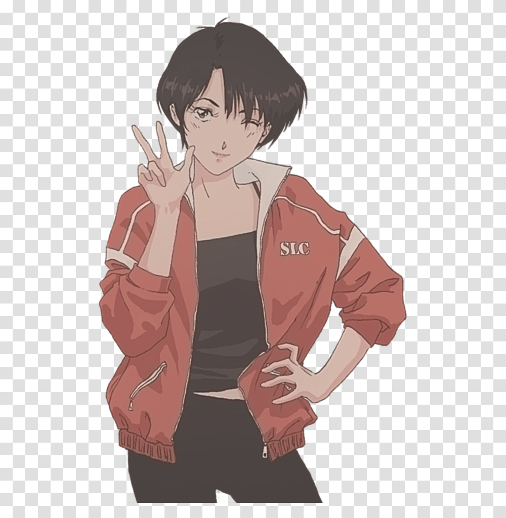 Broken Aesthetic Pictures Anime Girl Anime Tomboy, Clothing, Apparel, Person, Human Transparent Png