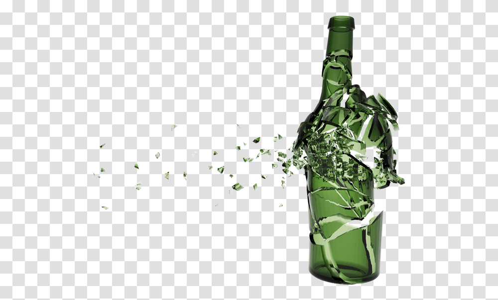 Broken Bottle, Drink, Beverage, Alcohol, Glass Transparent Png
