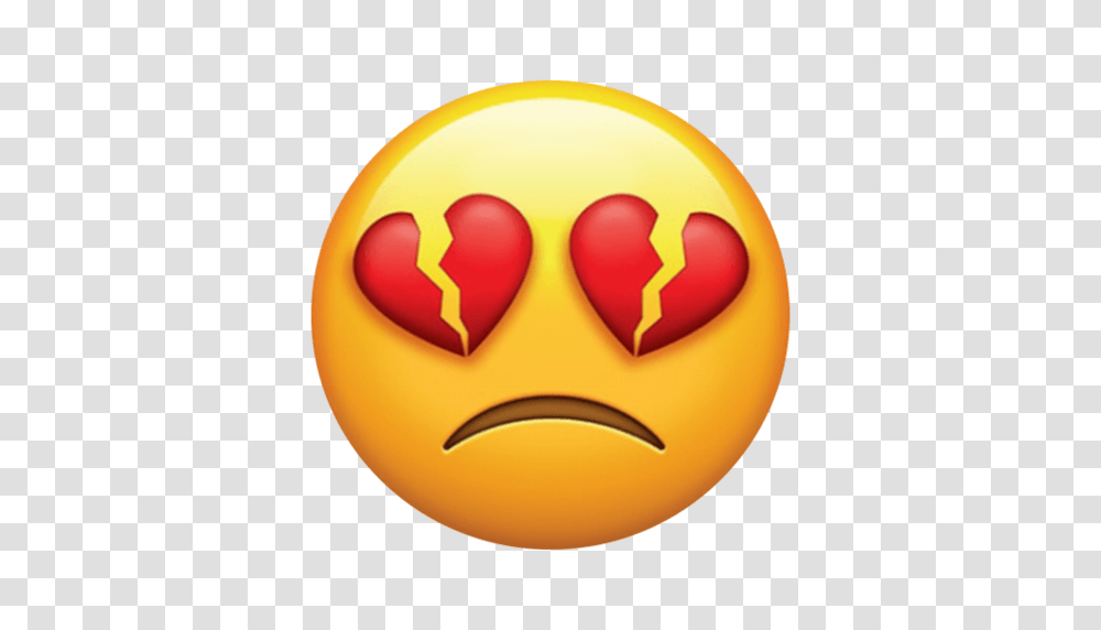 Broken Broken Heart Eyes Emoji, Food, Face, Logo, Symbol Transparent Png