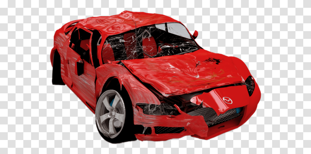 Broken Car Background Broken Car, Tire, Wheel, Machine, Vehicle Transparent Png
