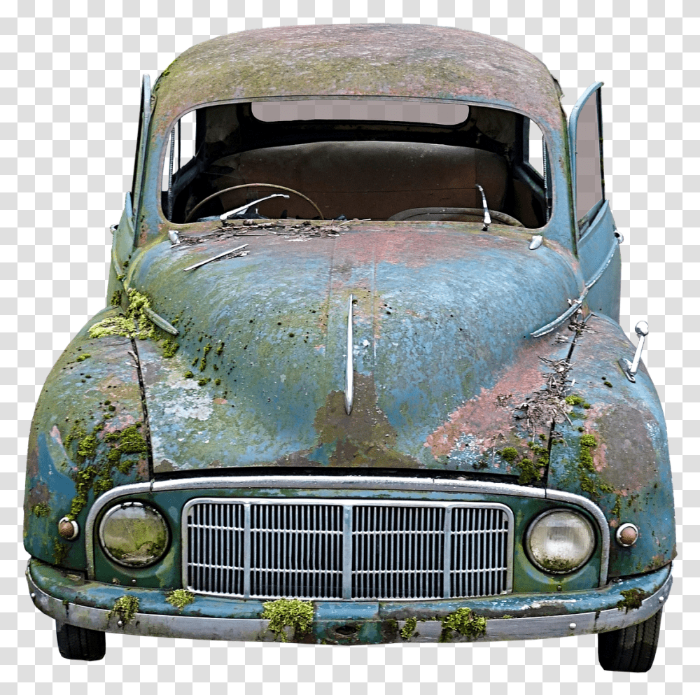 Broken Car Old Broken Car, Vehicle, Transportation, Automobile, Light Transparent Png