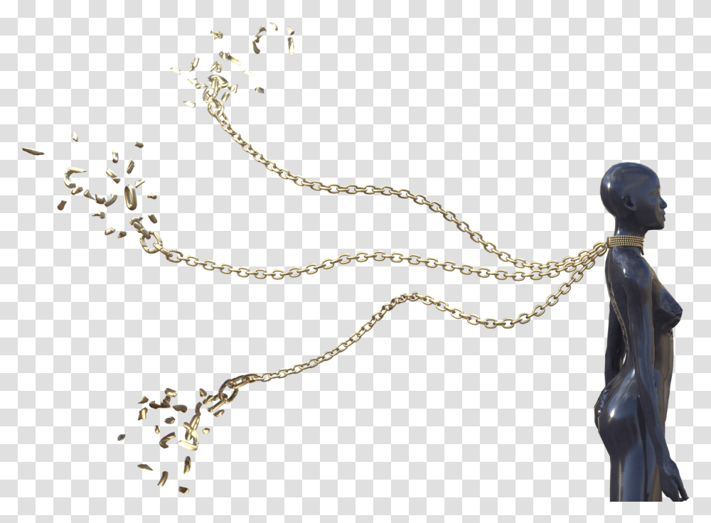 Broken Chains Chain, Necklace, Jewelry, Accessories, Accessory Transparent Png