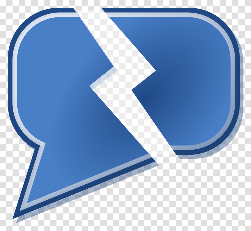 Broken Conversation Icon, Recycling Symbol, Logo, Trademark, Number Transparent Png