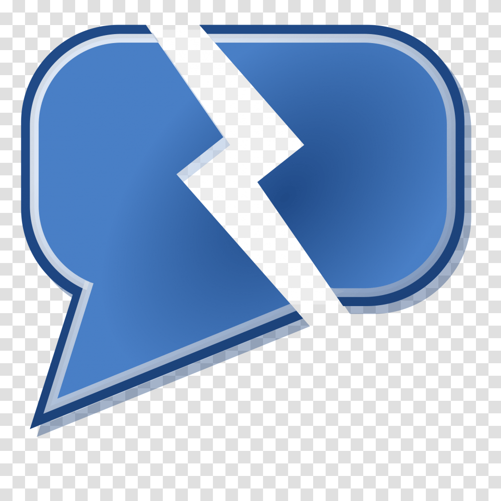 Broken Conversation Icon, Recycling Symbol, Logo, Trademark Transparent Png