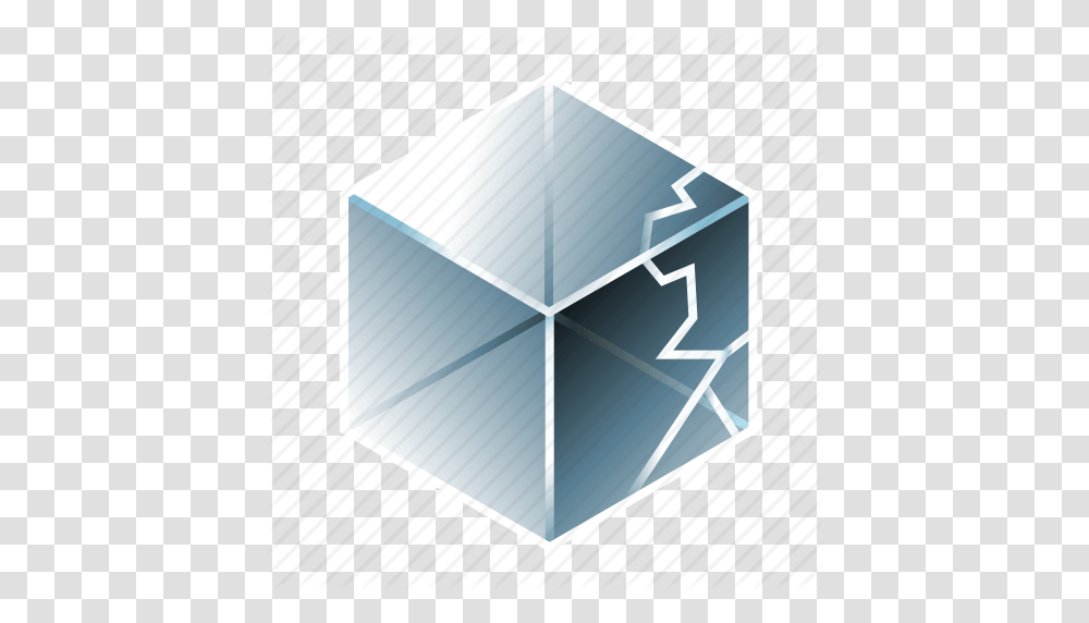 Broken Copy Crack Crystal Fracture Glass Rupture Icon, Rubix Cube, Lamp, Pattern Transparent Png
