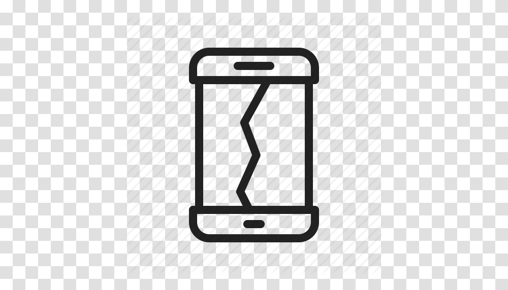 Broken Crack Damage Drop Phone Screen Smartphone Icon, Chair, Furniture, Lamp, Stand Transparent Png