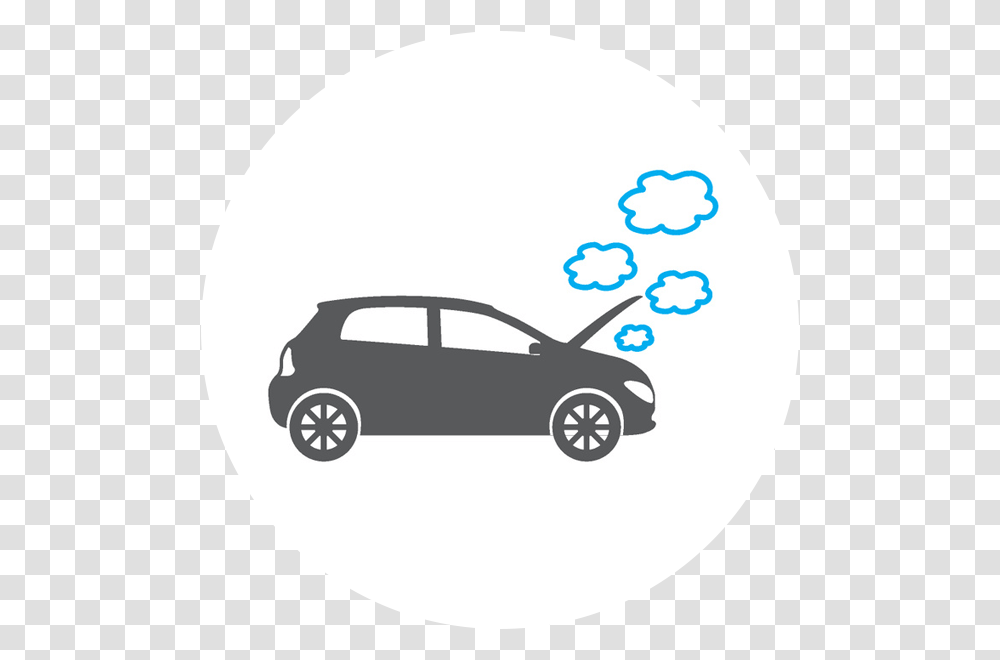 Broken Down Car Icon Illustration, Wheel, Machine, Vehicle, Transportation Transparent Png