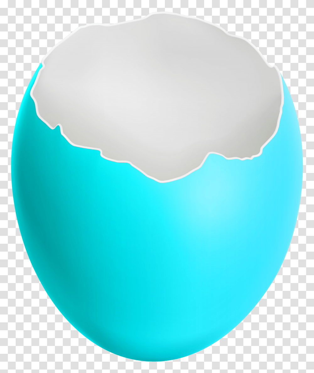 Broken Easter Egg Blue Clip Art, Balloon, Food Transparent Png
