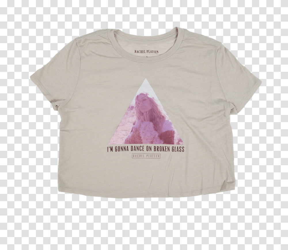 Broken Glass Crop Top Pyramid, Clothing, Apparel, T-Shirt, Sleeve Transparent Png