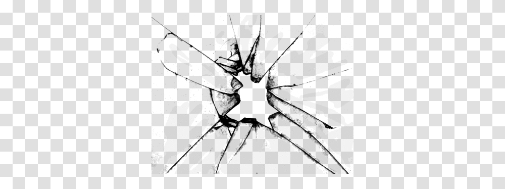 Broken Glass, Spider Web, Snowflake Transparent Png
