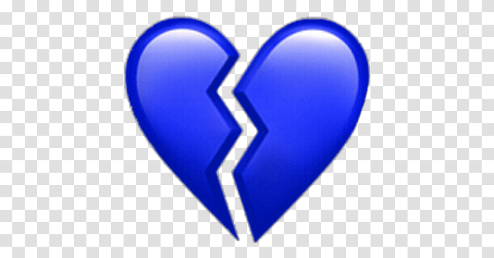 Broken Heart Aesthetic Posted Broken Heart Emoji, Balloon, Light, Plectrum, Purple Transparent Png