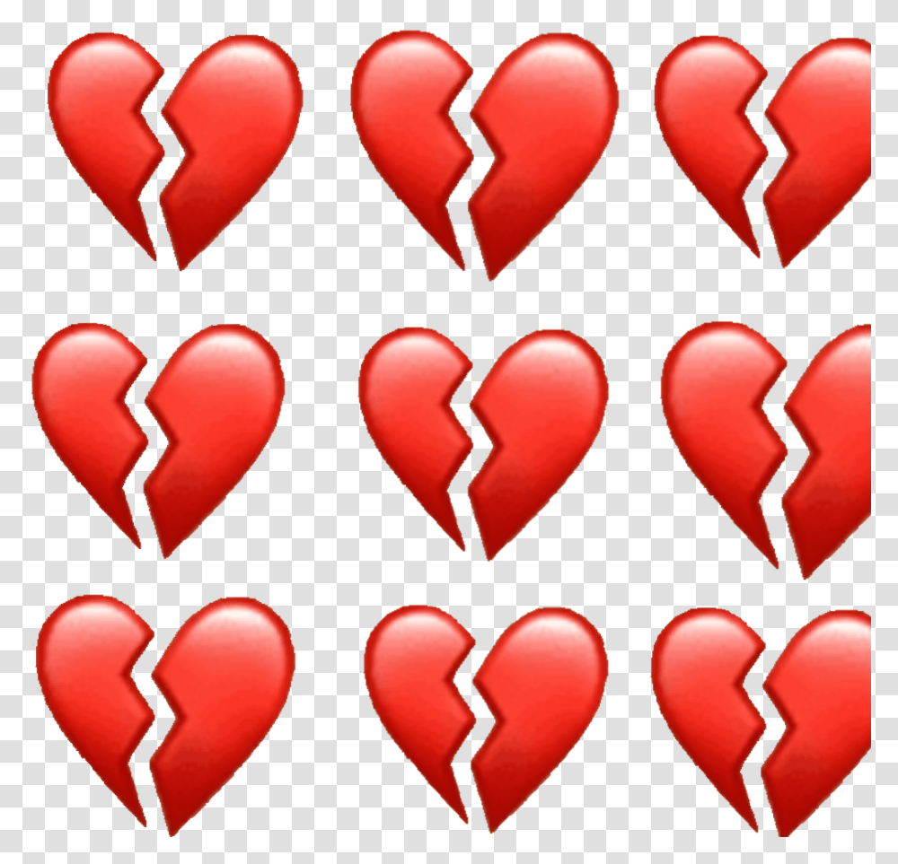 Broken Heart Apple Emoji, Pillow, Cushion, Label Transparent Png
