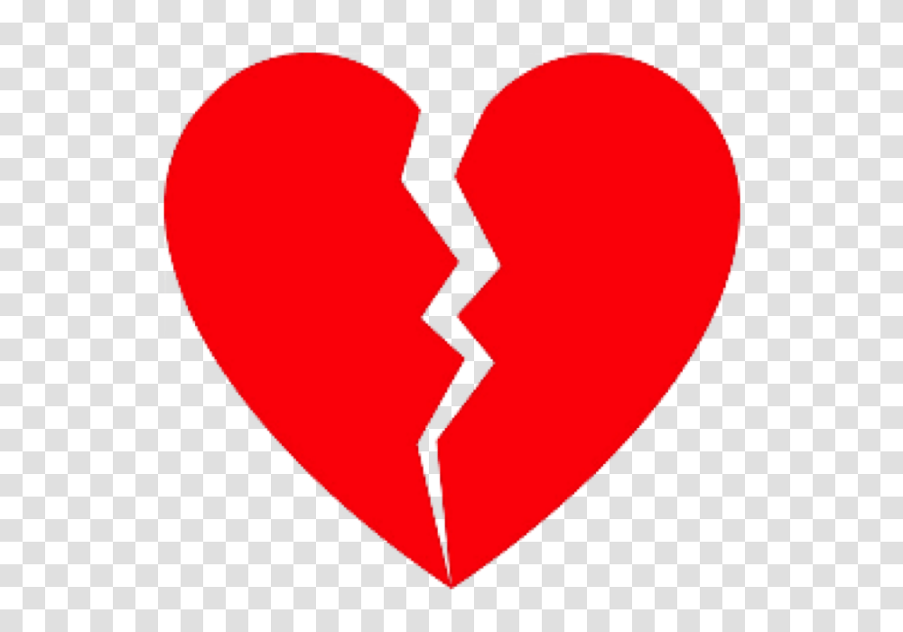 Broken Heart Broken Or Splitted Heart Vector Red, Label Transparent Png