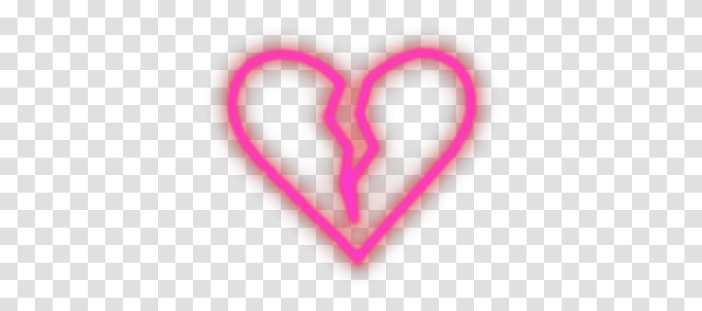 Broken Heart Brokenheart Heartbroken Iphone Emoji Broken Heart Emoji Discord, Light, Plectrum, Neon Transparent Png