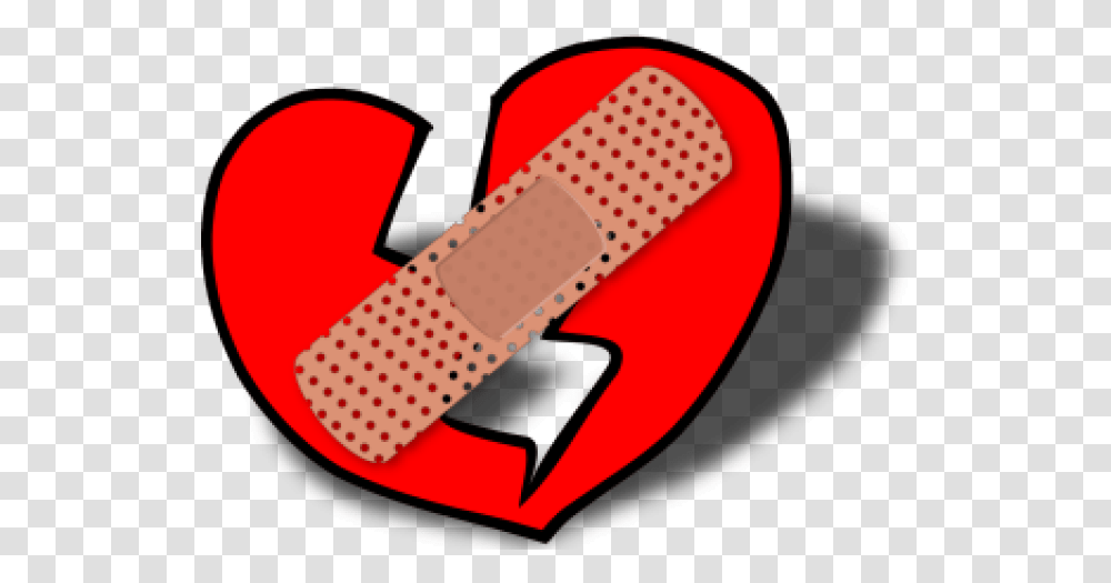 Broken Heart Clipart Boy Relationship Break Broken Heart Clip Art, First Aid, Bandage Transparent Png