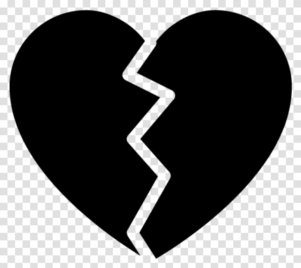 Broken Heart Clipart Picsart Lil Peep Broken Heart Tattoo, Gray, World Of Warcraft Transparent Png
