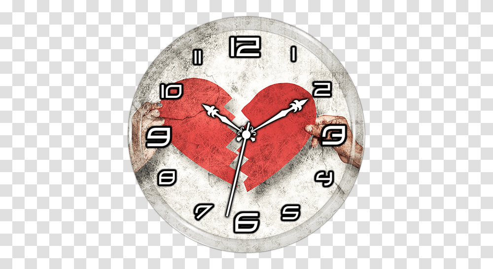 Broken Heart Clock Live Wp 1 Broken Heart Clock, Wall Clock, Analog Clock, Clock Tower, Architecture Transparent Png
