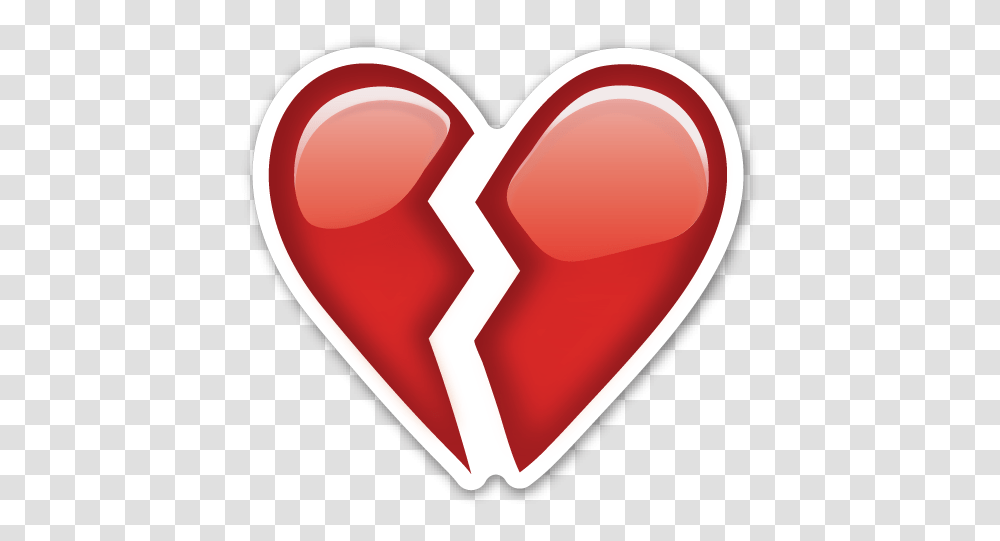 Broken Heart Emoji Broken Heart Emoji, Label, Text, Sticker, Logo Transparent Png