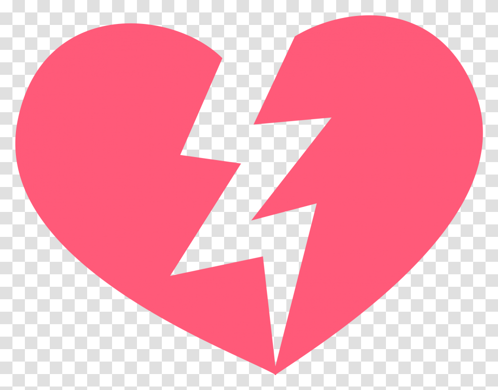 Broken Heart Emoji For Facebook Email Broken Heart Emoji Vector, Symbol, Recycling Symbol, Triangle, Number Transparent Png