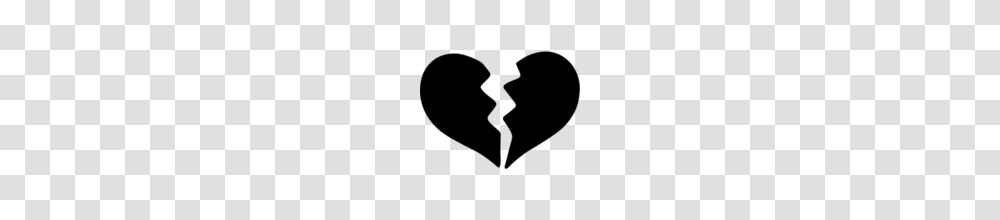 Broken Heart Emoji On Google Android, Gray, World Of Warcraft Transparent Png