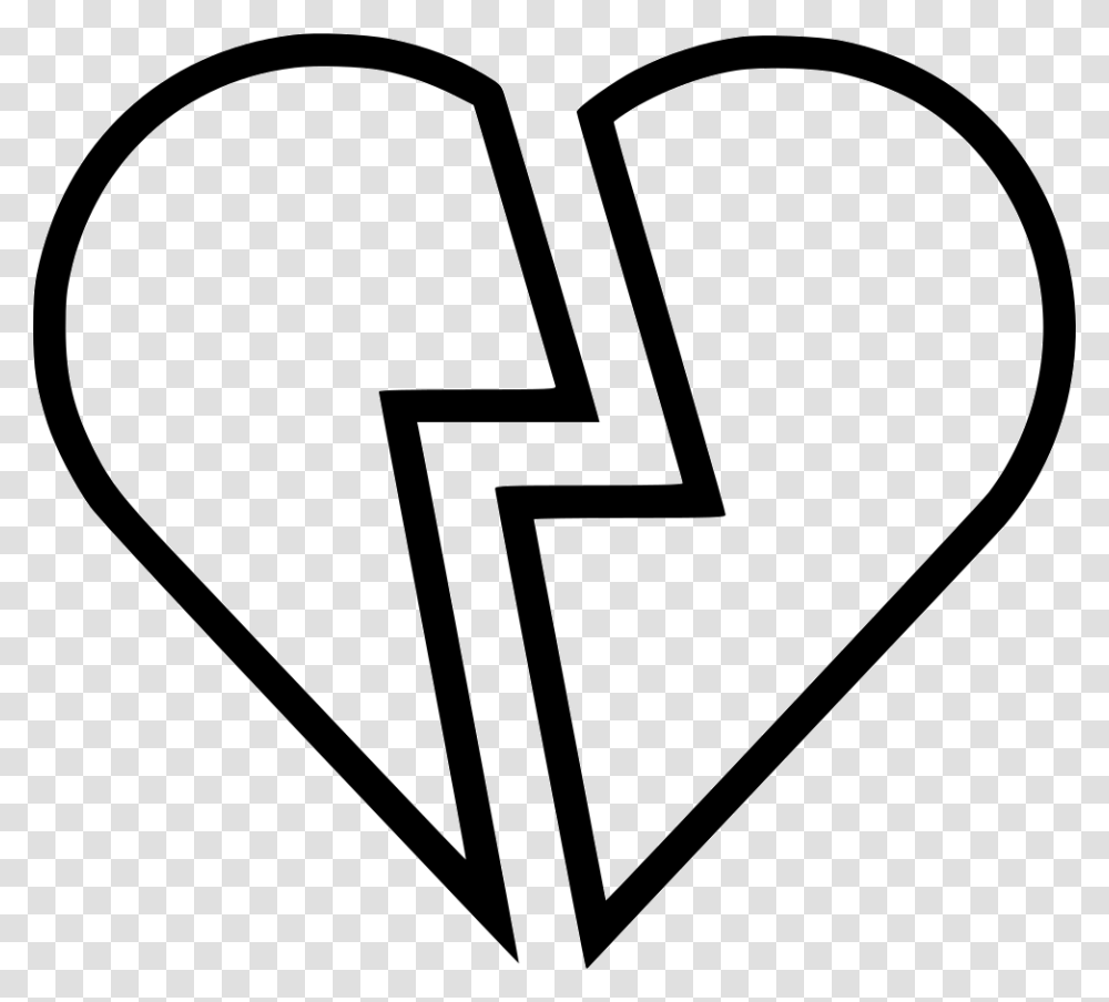 Broken Heart Icon, Path, Label Transparent Png