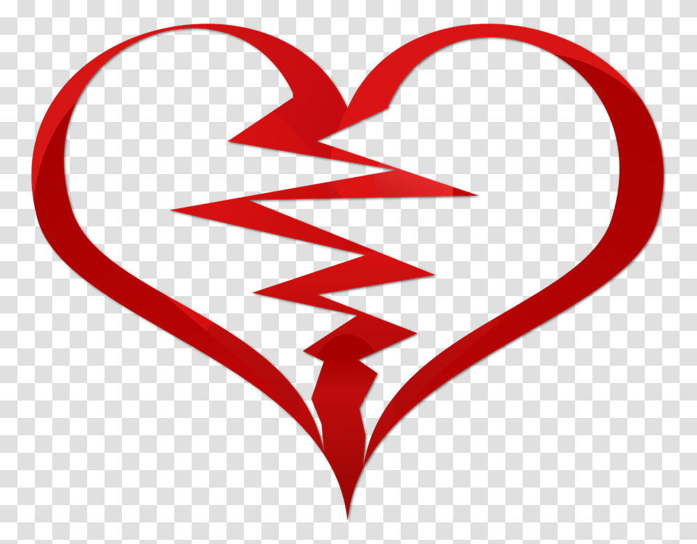 Broken Heart Love Loss Corazon Roto Con Fondo Transparente, Symbol, Logo, Trademark, Graphics Transparent Png
