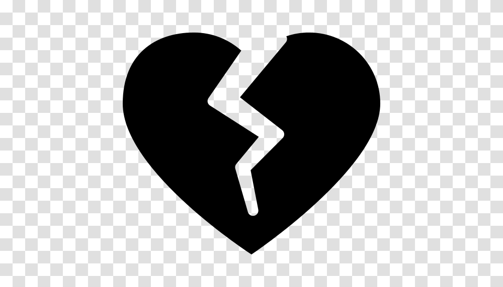 Broken Heart Silhouette Shape Icon, Gray, World Of Warcraft Transparent Png