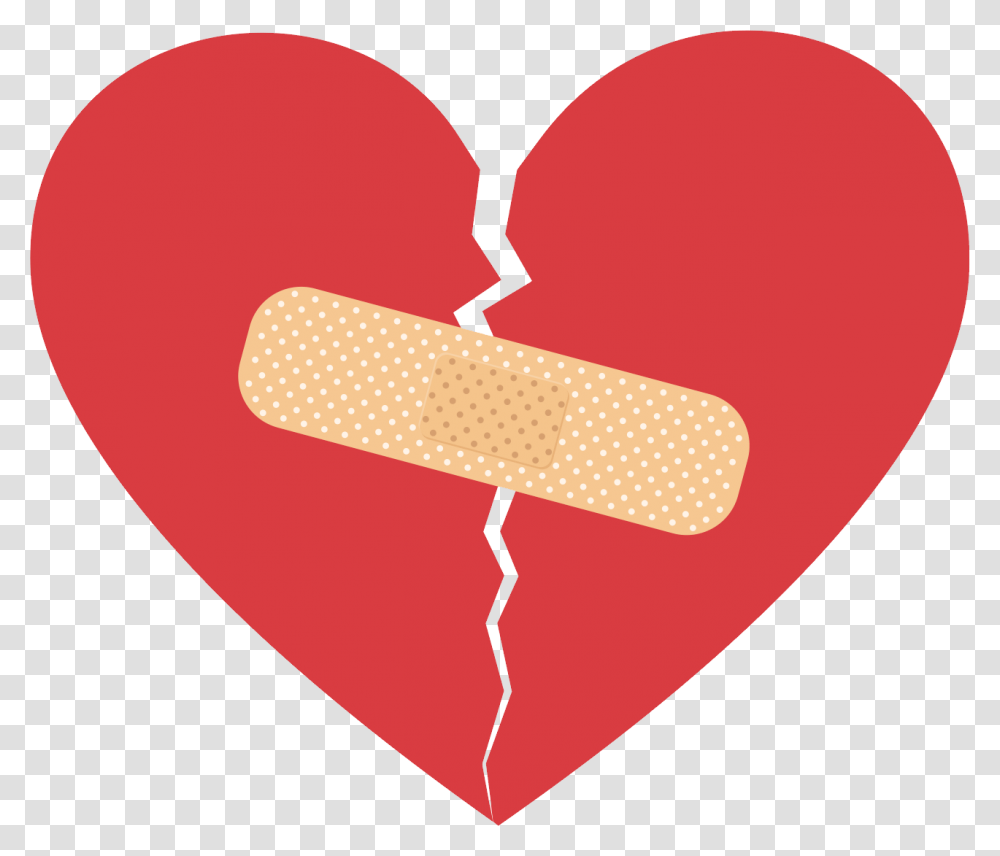 Broken Heart, First Aid, Bandage, Balloon Transparent Png