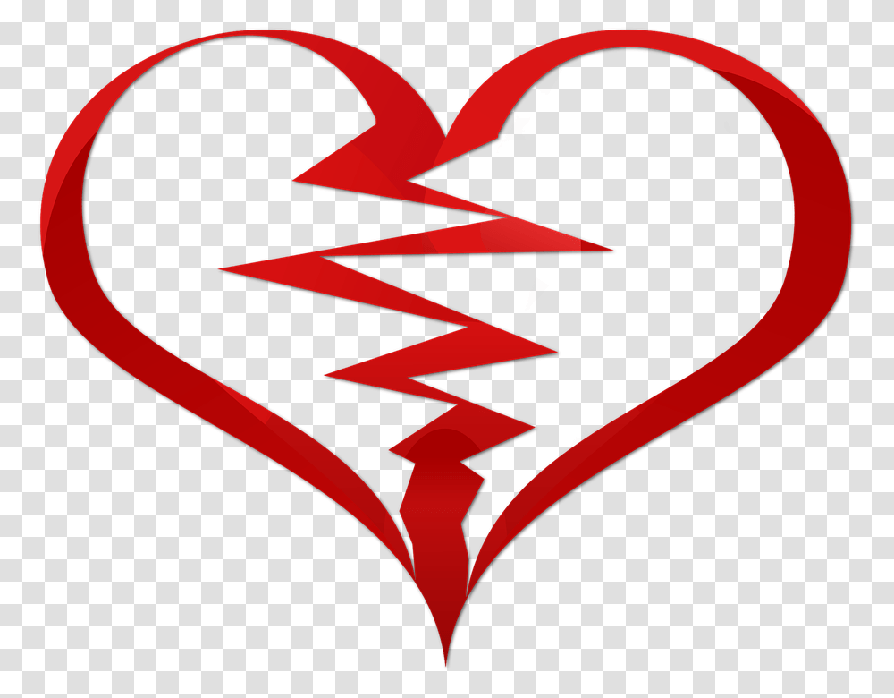 Broken Heart, Logo, Trademark Transparent Png