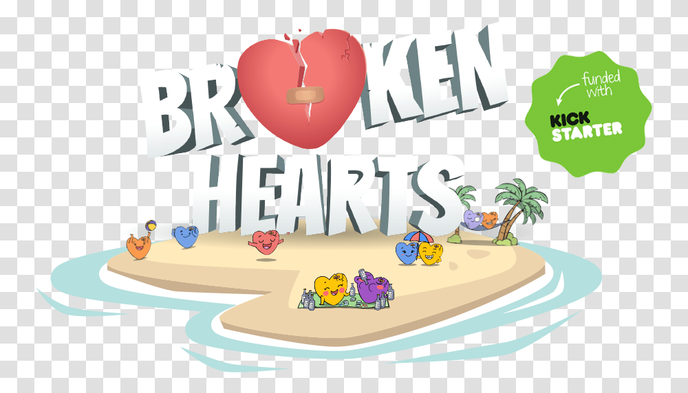 Broken Hearts Illustration, Bazaar, Market, Shop, Birthday Cake Transparent Png