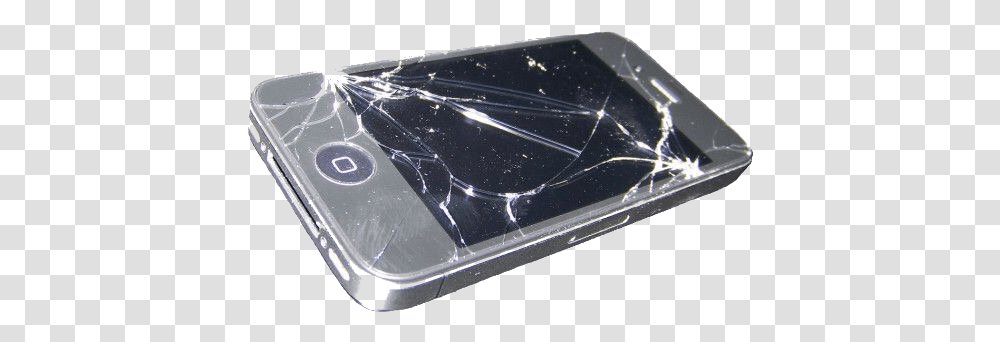 Broken Iphone, Electronics, Mobile Phone, Cell Phone Transparent Png